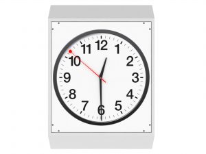 Anti-Ligature clock enclosure for analog clocks.